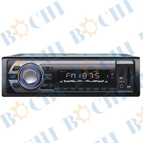 Hotselling Fixed Front Panel Car mp3 player with Large LCD with power Level meter