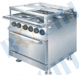 Marine Round/Square Stainless Steel Electric Range W/oven