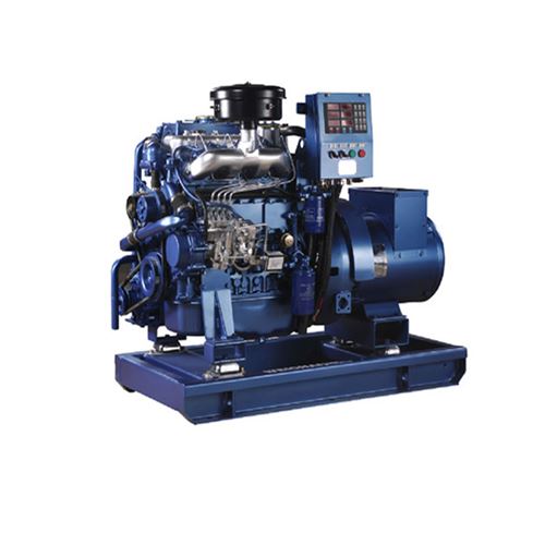 Low noise marine diesel generator set for boat