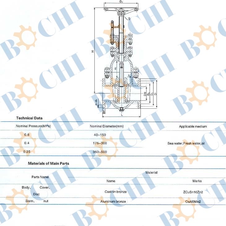 Bronze Gate Valve