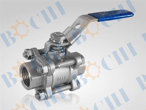 Female Threaded End Stainless Steel 3 PC Ball Valve