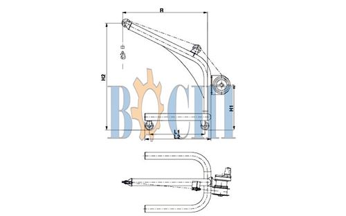 Pneumatic Travelling/Moved Crane