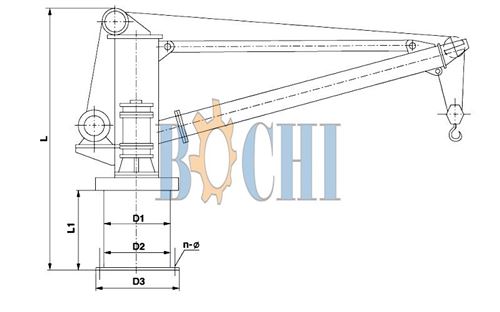 Electric No Luffing Crane