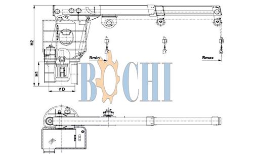 Hydraulic Telescopic Boom Crane