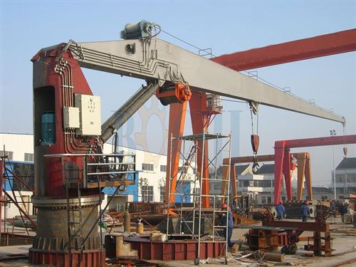 Hydraulic Crane and davit