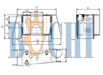 Five Roller Fairlead(B)