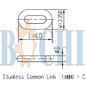 Studless Link Anchor Chain Ring