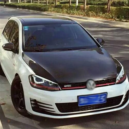 carbon fiber hood cover for vw golf 7