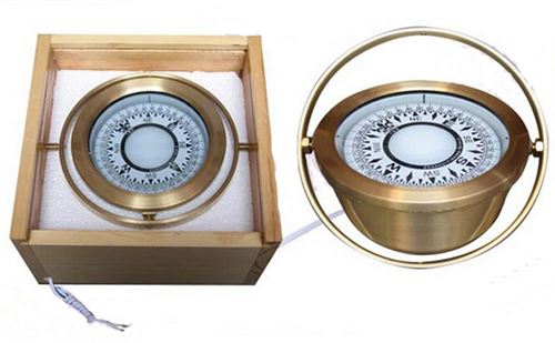 High Quality Nautical Antique Brass Ship Compass