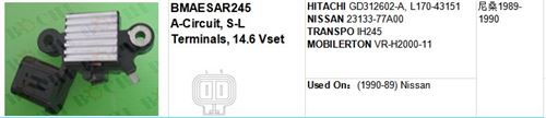 HITACHI GD312602-A, L170-43151 NISSAN 23133-77A00