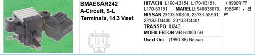 HITACHI L160-43154, L170-13151, L170-53151 MARELLI 940038070,