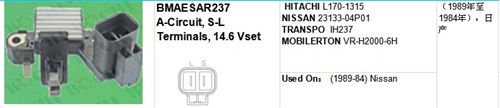 HITACHI L170-1315 NISSAN 23133-04P01