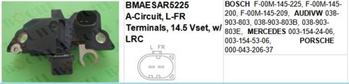 BOSCH F-00M-145-225, F-00M-145-200, F-00M-145-209, AUDIVW 038-903-803, 038-903-803B, 038-903-803E,