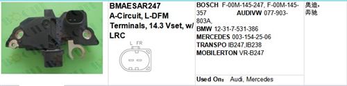 BOSCH F-00M-145-247, F-00M-145-357 AUDI VW 077-903-803A,