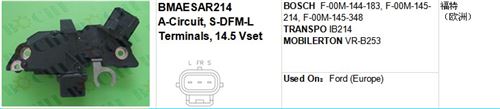 regulator BOSCH F-00M-144-183, F-00M-145-214, F-00M-145-348