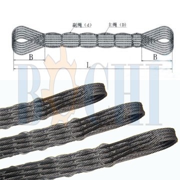 Flat Wire Rope Mesh Slings