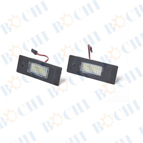 Automobile license plate light For BMW