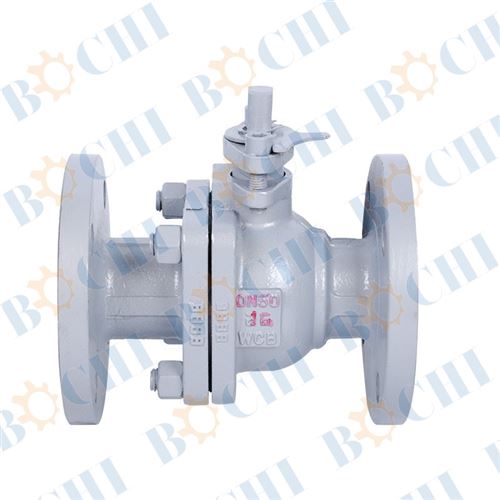 Cast steel flanged ball valve