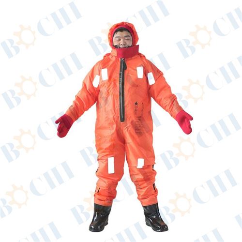 Marine immersion thermal insulation survival suit